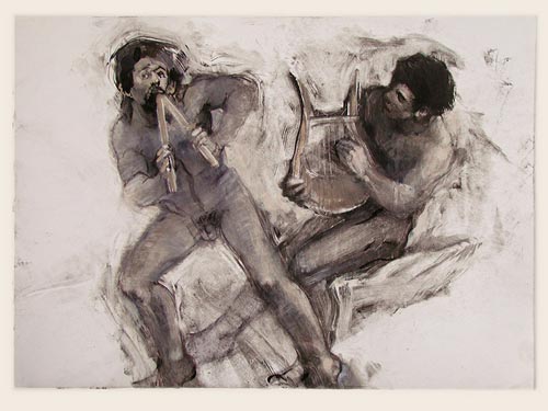 Apollo and Marsyas by Jane Pack